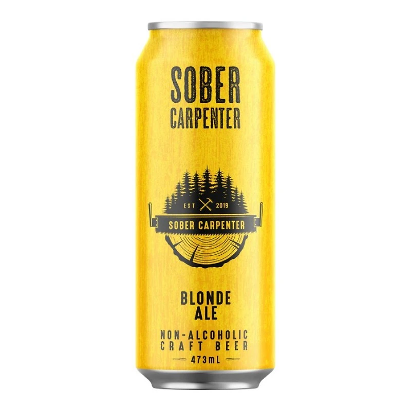 Sober Carpenter Non-Alcoholic Craft Beer - Blonde Ale - 473ml