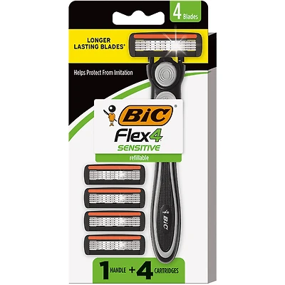 BIC Hybrid Flex 4 Men's Advanced Disposable Blade System - 4 piece