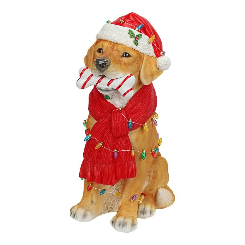 Danson LITE-UP SITTING DOG