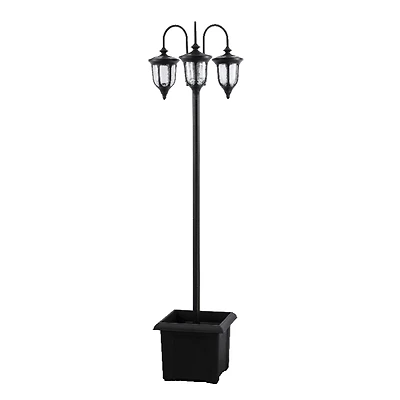 MOONRAYS SOLAR LAMP W/PLANTR