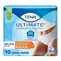 TENA Ultimate Incontinence Underwear - 2XL - 10s