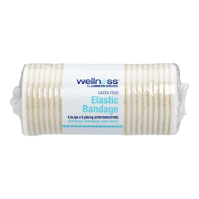 Wellness Elastic Gauze Bandage - 10.2 cm x 4.6 m