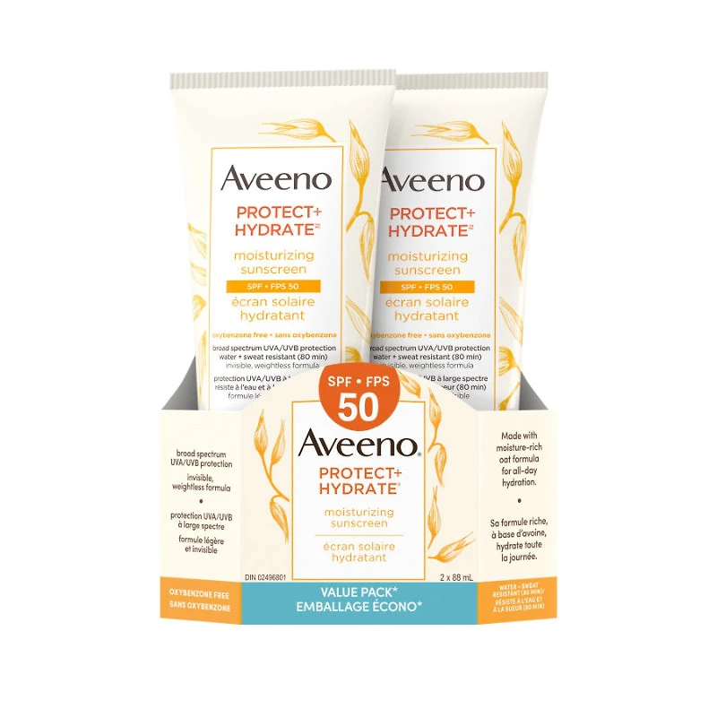 AVEENO SUN DUO PACK 176ML SPF50