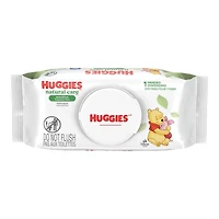 Huggies Natural Care Baby Cleaning Wipes - Fragrance Free - 56 Wipes