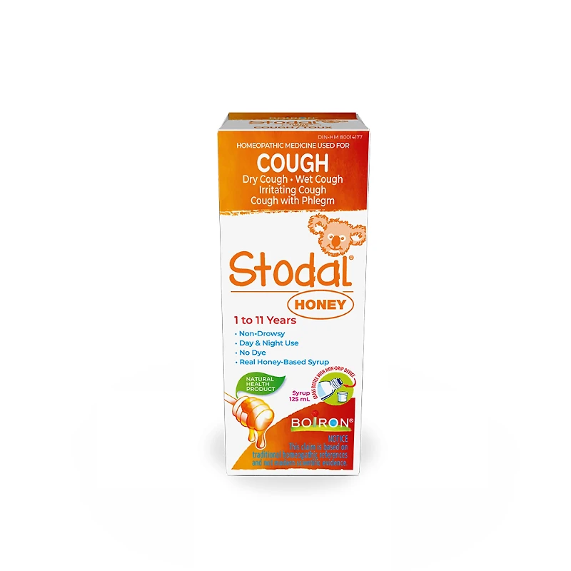 Boiron Stodal Children's Homeopathic Cough Syrup - 125ml