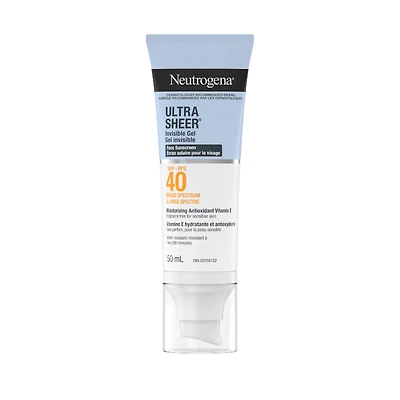 NEUTROGENA U/SHEER GEL FACE SPF40/50ML