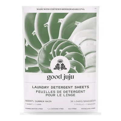 Good Juju Laundry Detergent Sheets - Summer Rain - 36 Sheets