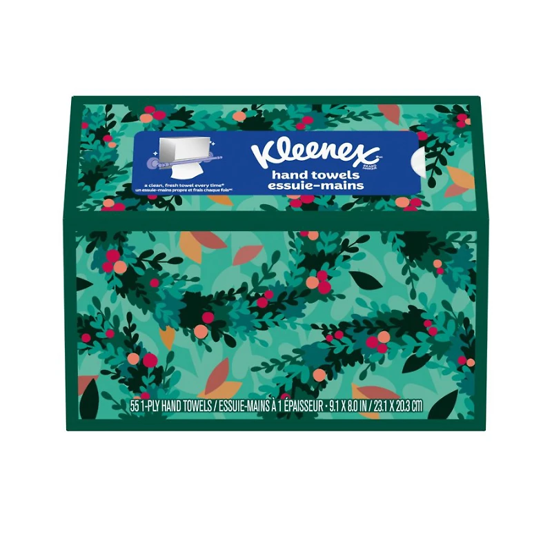 KLEENEX HOLIDAY HAND TOWEL