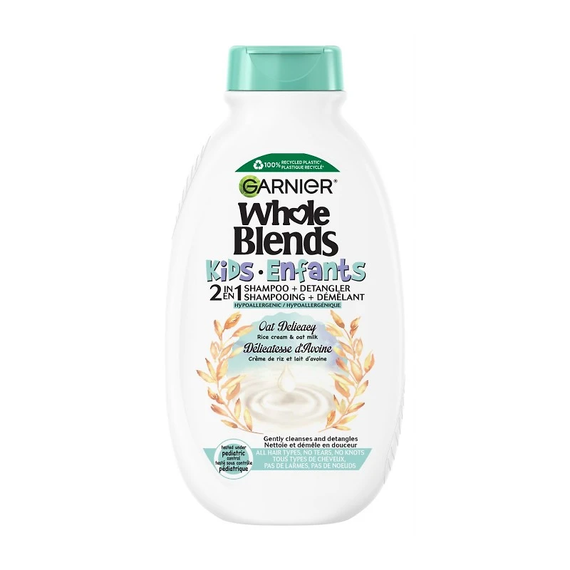 Garnier Whole Blends Kids 2 in 1 Shampoo + Detangler - Disney Frozen - 250ml