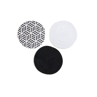 CORE HOME GEO WOVEN TRIVETS