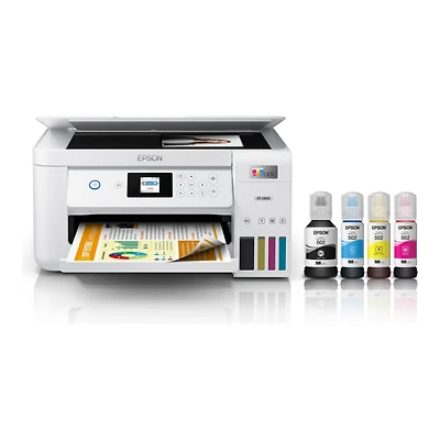 Epson EcoTank ET-2850 Wireless All-in-One Colour Printer - Refurbished - White - C11CJ63202