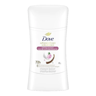 Dove Advanced Care Caring Coconut Antiperspirant Stick - 45g