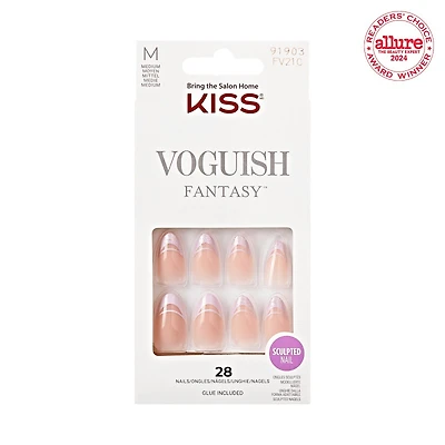 Kiss Voguish Fantasy Nails On Point - Medium - Rainy Night - 28s