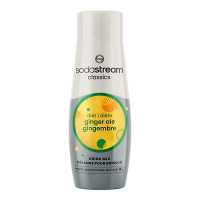 SodaStream Classics Diet Caffeine Free Ginger Ale - 440ml