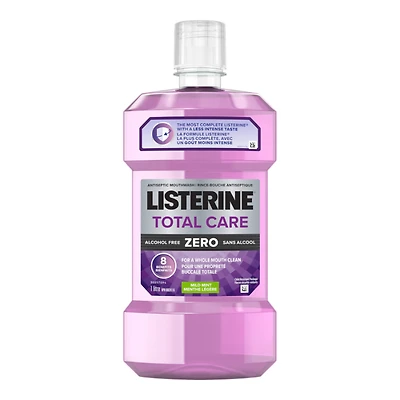 Listerine Total Care Zero Antiseptic Mouthwash - Zero Alcohol - 1L