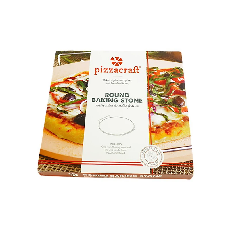 PIZZA STONE W HANDLE in Beige