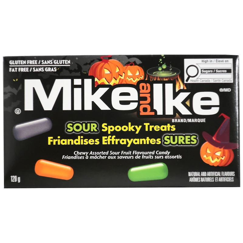 MIKE IKE SOUR SPOOKY TREAT 120G