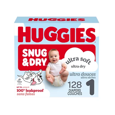 Huggies Snug & Dry Diapers Size Size 1