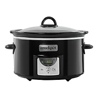 Crockpot Programmable Cooker - Black - 4 Quart - 2166323