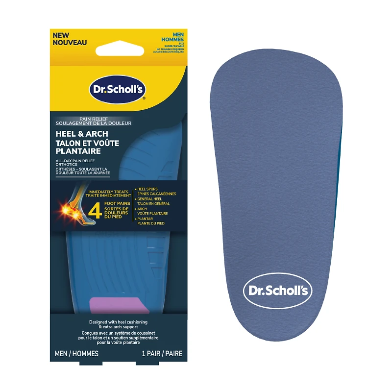 DrScholl's Heel Pain Relief Orthotics - Men's