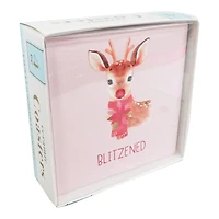 HOLIDAY SQ CERAMIC COASTERS