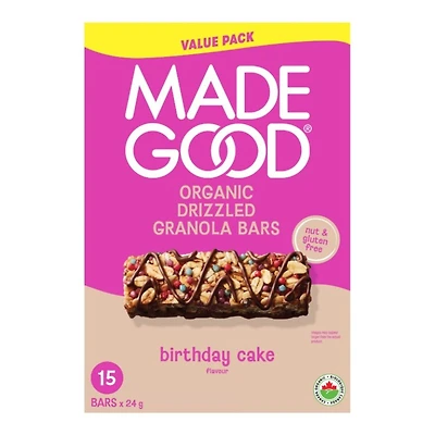 MADE GOOD BIRTHDAY CAKE 15PK/360G
