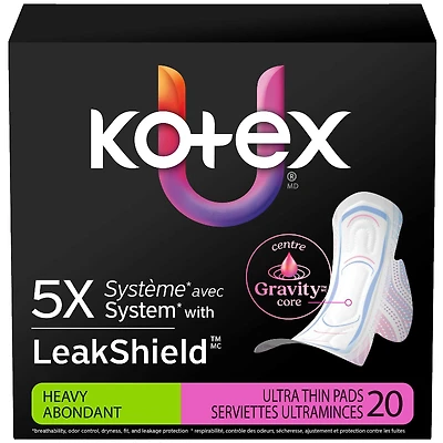 U By Kotex Core Pad/W Heavy Size 20'S