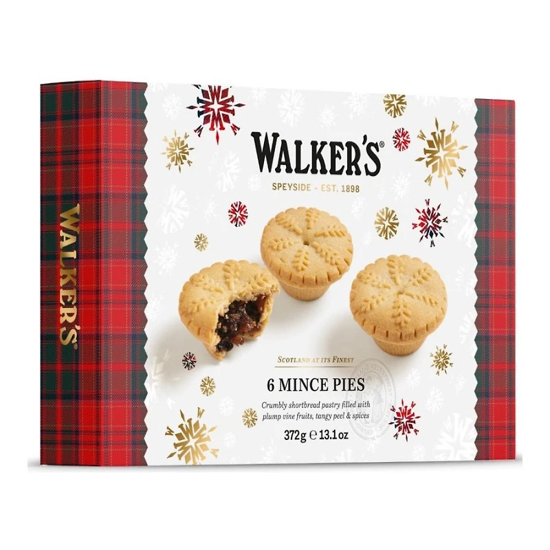 Walkers Luxury Mince Pies - 372g/6's