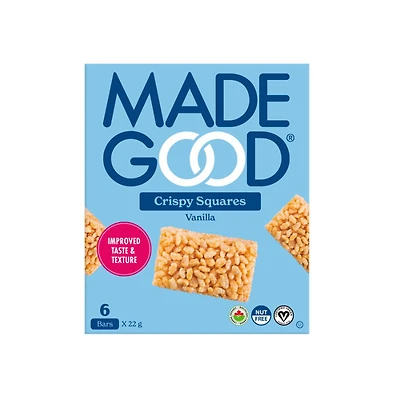 MadeGood Crispy Squares - Vanilla - 6x22g