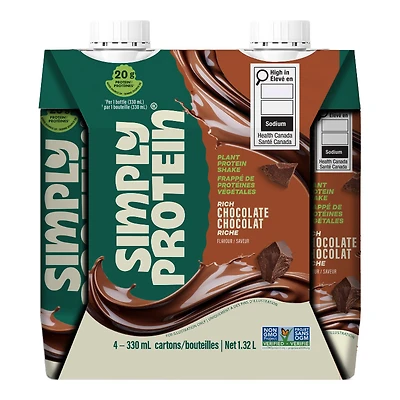 SimplyProtein Shake - Rich Chocolate - 4 x 330ml
