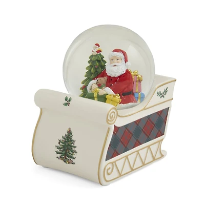 SPODE SLEIGH SNOW GLOBE 6