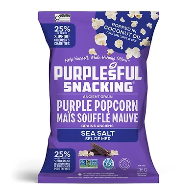 Purplesful Sea Salt Popcorn - 136g