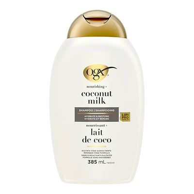 OGX Nourishing + Coconut Milk Shampoo - 385ml
