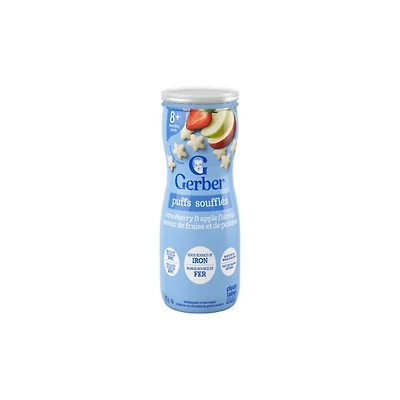 Gerber Toddler Snacks Puffs - Strawberry Apple - 42g