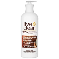 LIVE CLEAN CO/MLK BODY WASH 1L