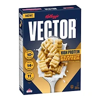 KELLOGGS VECTOR PEANUT BUTTR 306G
