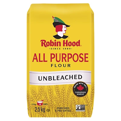 ROBIN HOOD FLOUR UNBLEACHED 2.5KG