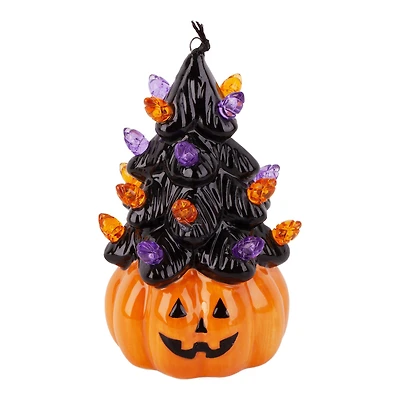 G/G CERAMIC PUMPKIN TREE in Orange