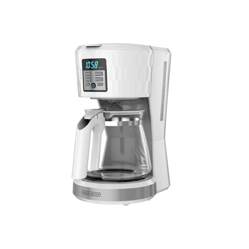B&D HONEYCOMB COFFEE MAKER in White
