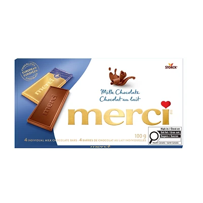 Merci Chocolate - Milk Chocolate - 100g