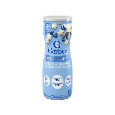 Gerber Toddler Snacks Puffs - Blueberry Vanilla - 42g