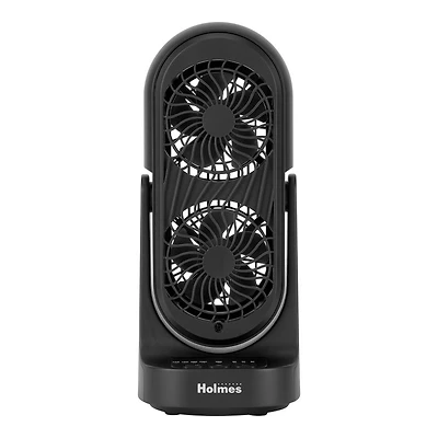 HOLMES DUOBREEZE FAN in Black