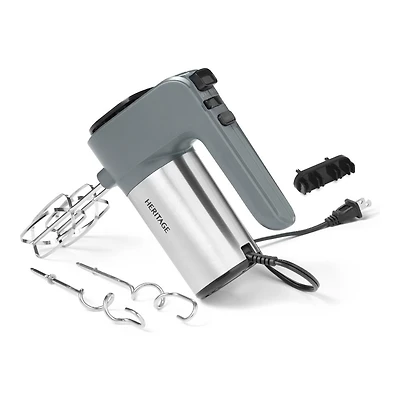 HERITAGE 6 SPEED HAND MIXER 023226-006- in Silver
