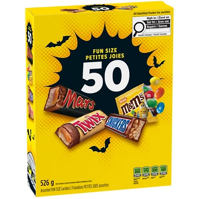 MARS TWIX SNIKERS MM 50'S