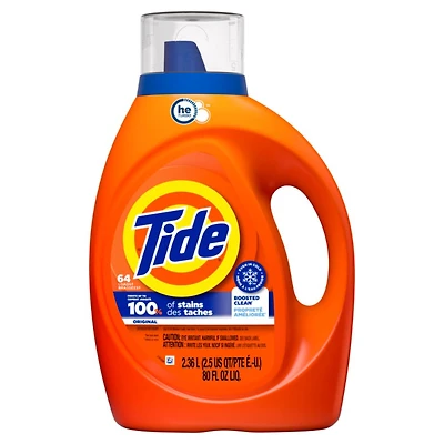 Tide HE Liquid Laundry Detergent - Original - 2.48L / 64 loads