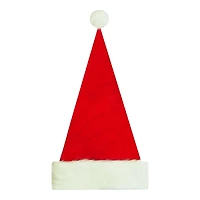 SANTA HAT WHITE in Red