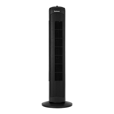HOLMES MANUAL TOWER FAN in Black