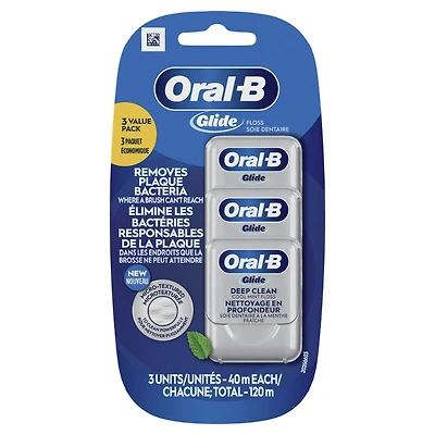 Oral-B Glide ProHealth Dental Floss - 3 x 40 m