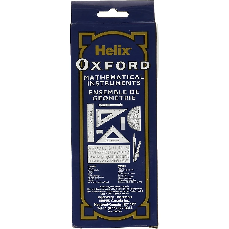 OXFORD MATH SET 10PCE