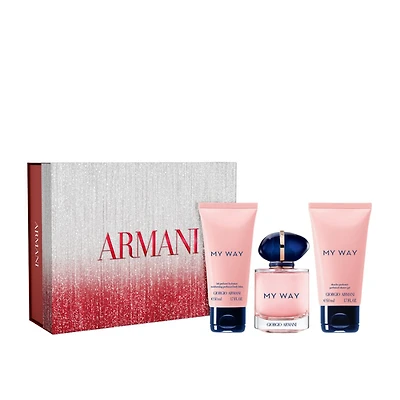 ARMANI MY WAY EDP SET 3PCE